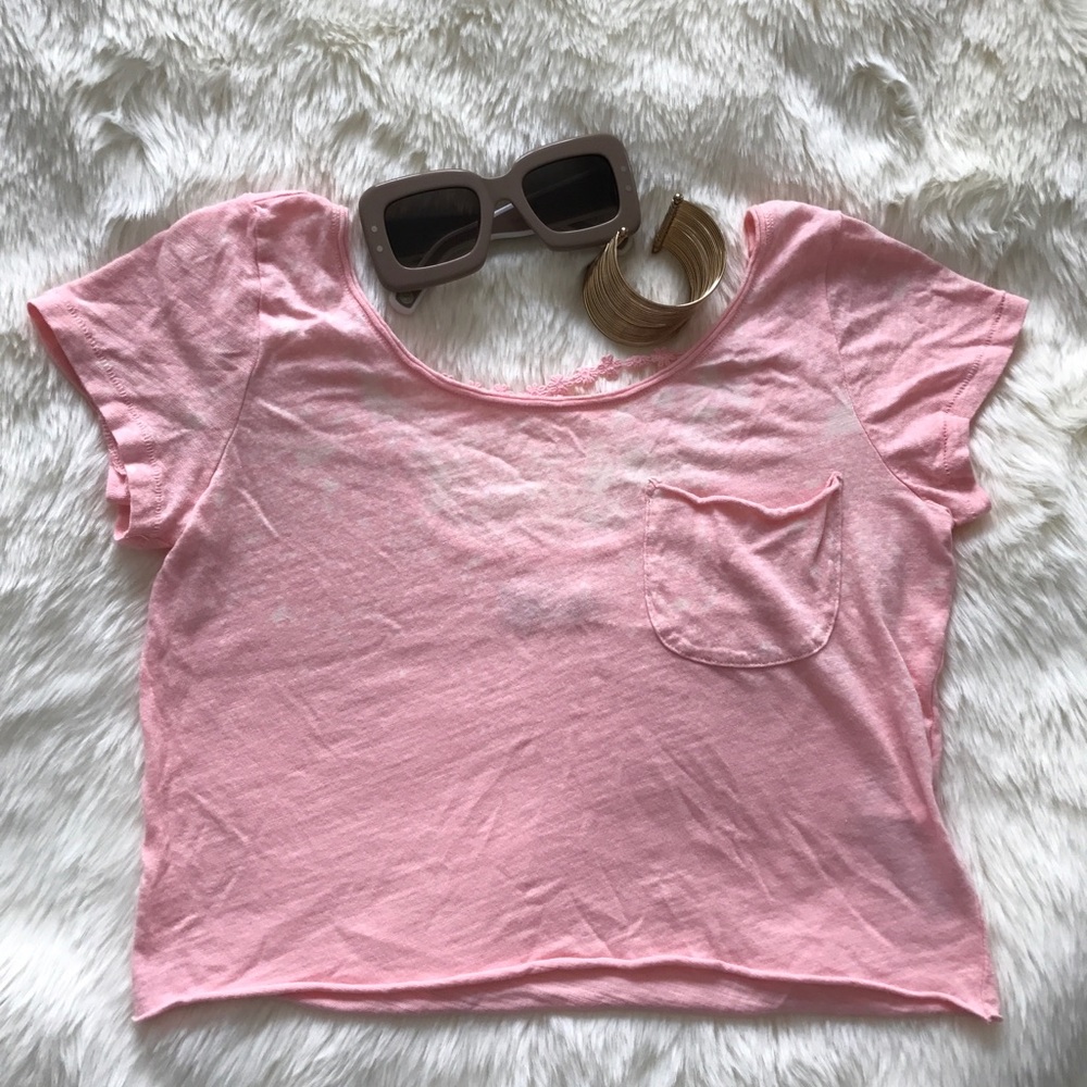 Hollister Cut Out Crop Top